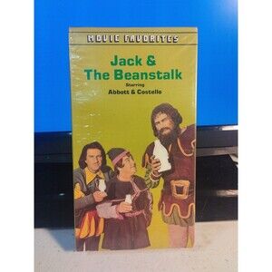 Abbott and Costello Jack and the Beanstalk 1952 Color VHS - Brand New & Sealed